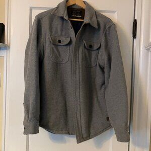 Heavy Grey Wool Shacket